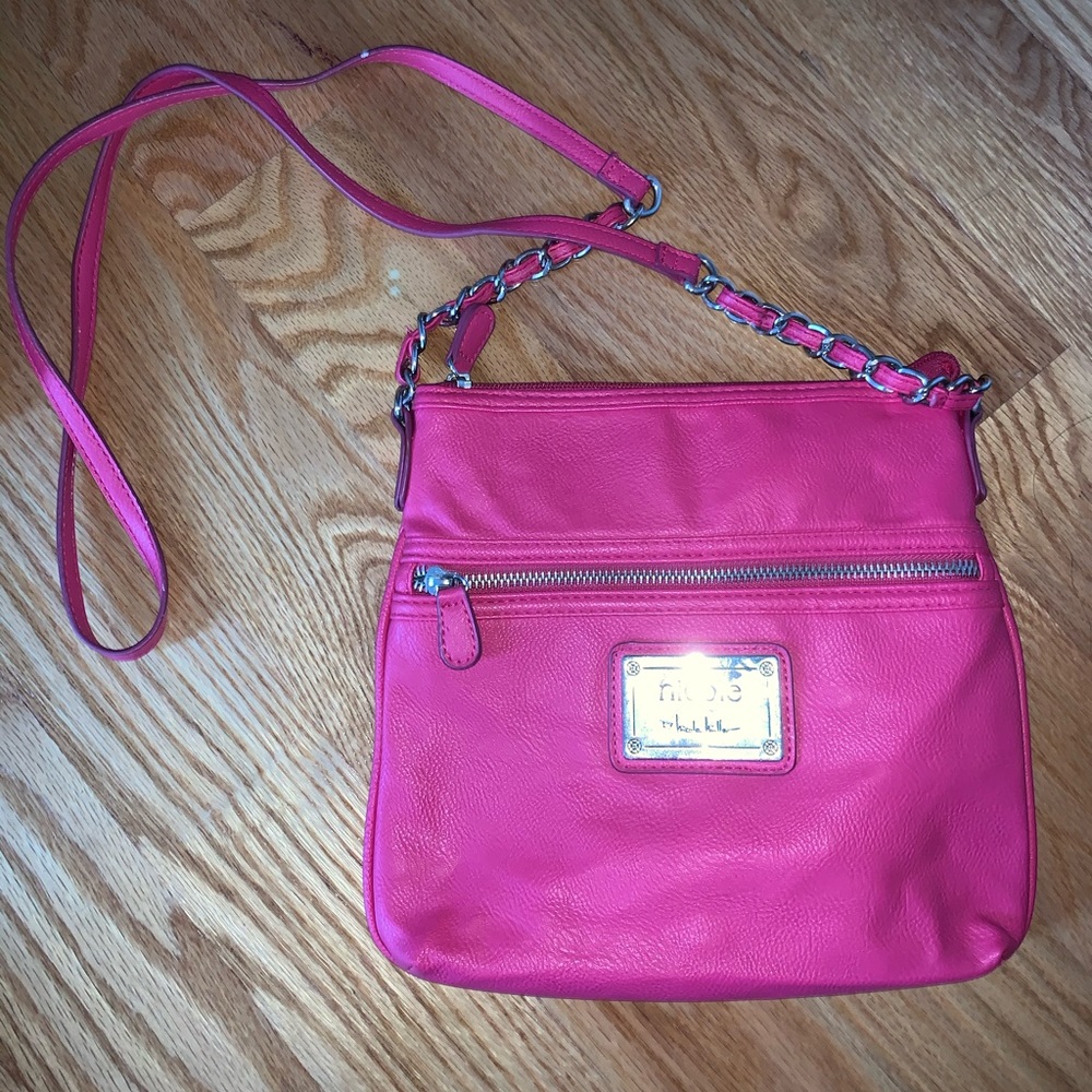 COPY - Nicole Miller cross body pink purse